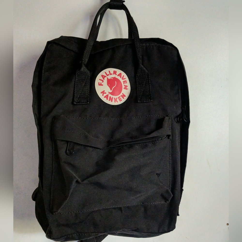 Fjallraven Black Backpack